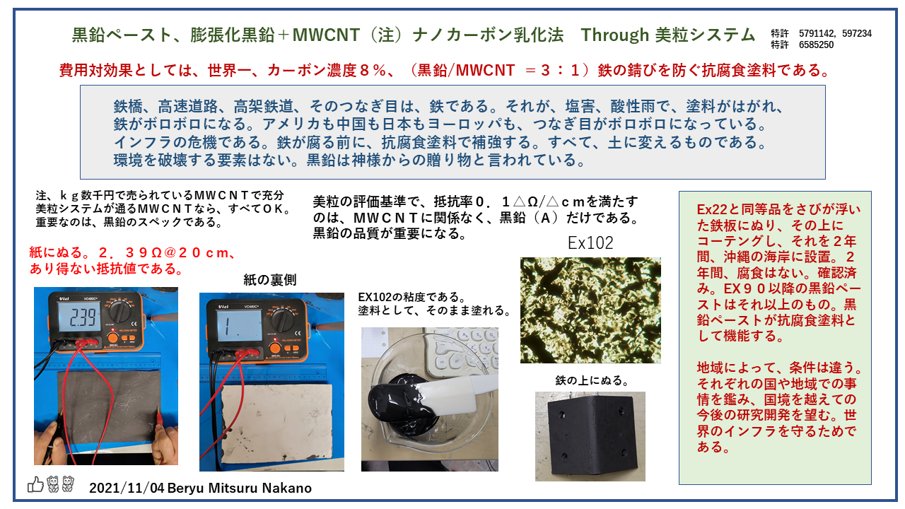 黒鉛ペースト抗腐食